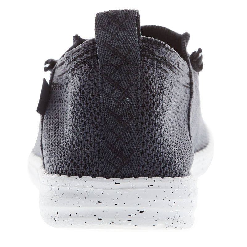 Hey Dude Men's Wally Halo Dark Grey Casual Shoe