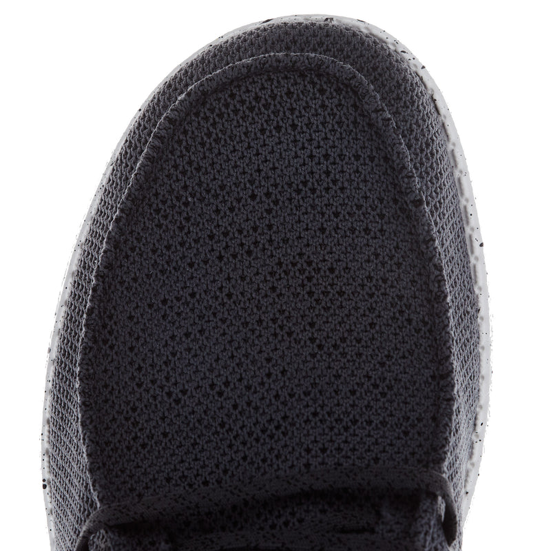 Hey Dude Men's Wally Halo Dark Grey Casual Shoe