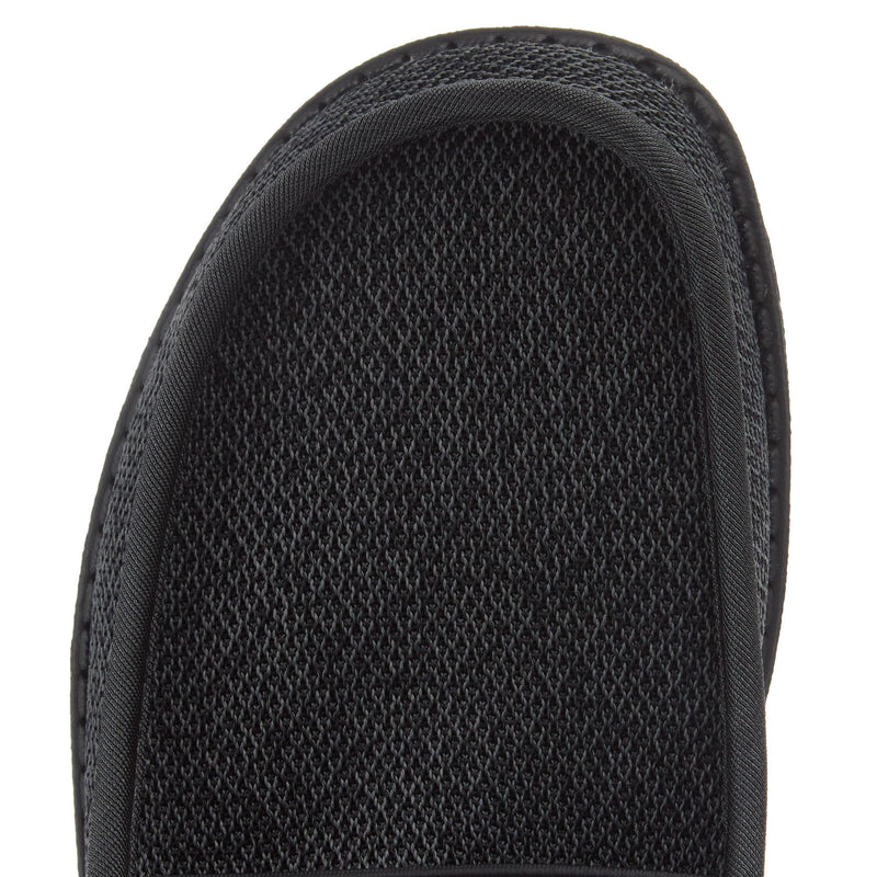 Hey Dude Mens Wally Sox Micro Total Black Casual Shoe