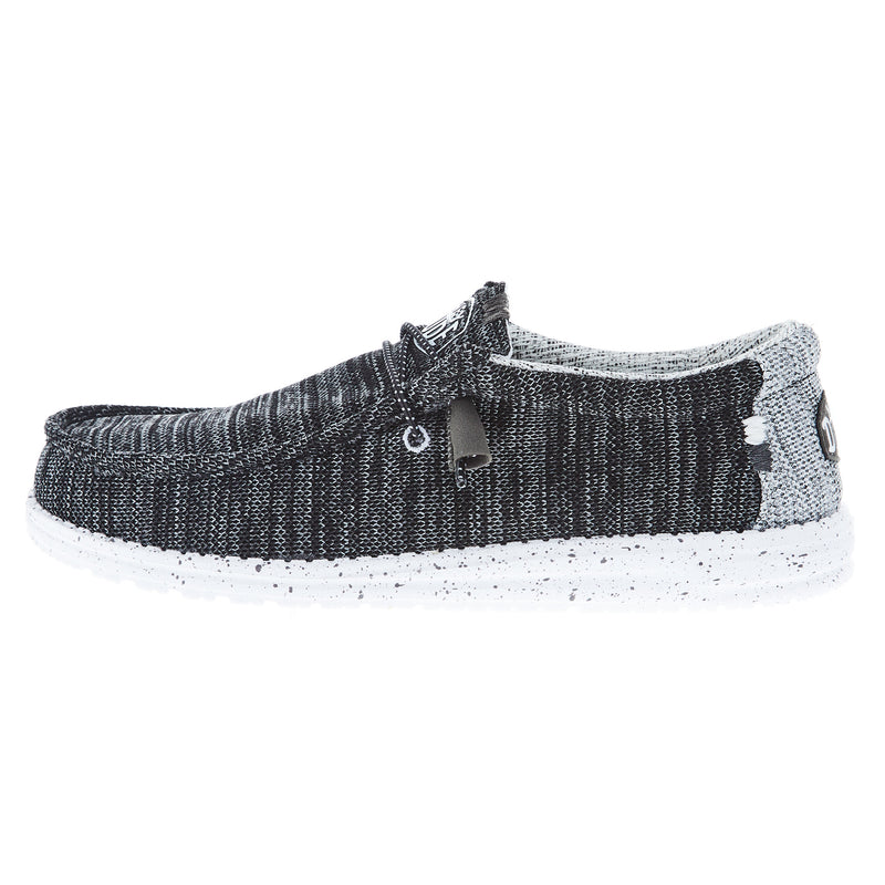 Hey Dude Men's Wally Stretch Mix Meteorite
