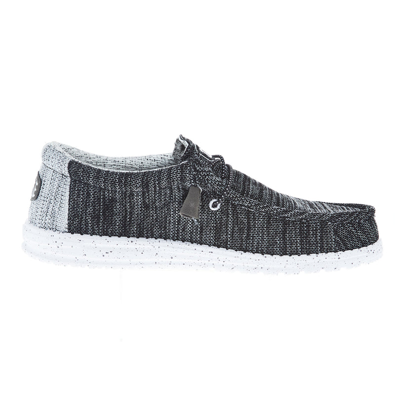 Hey Dude Men's Wally Stretch Mix Meteorite