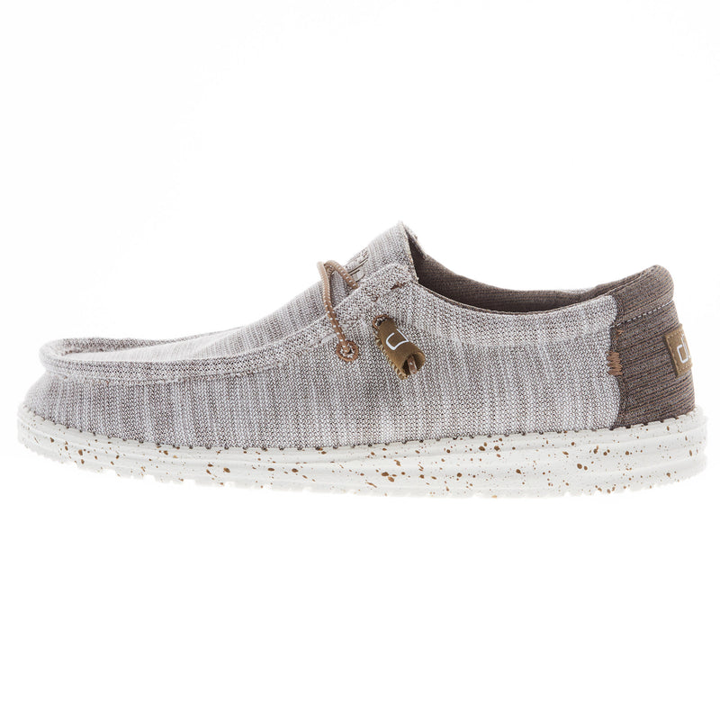 Hey Dude Men's Wally Stretch Mix Limestone Casual Shoe