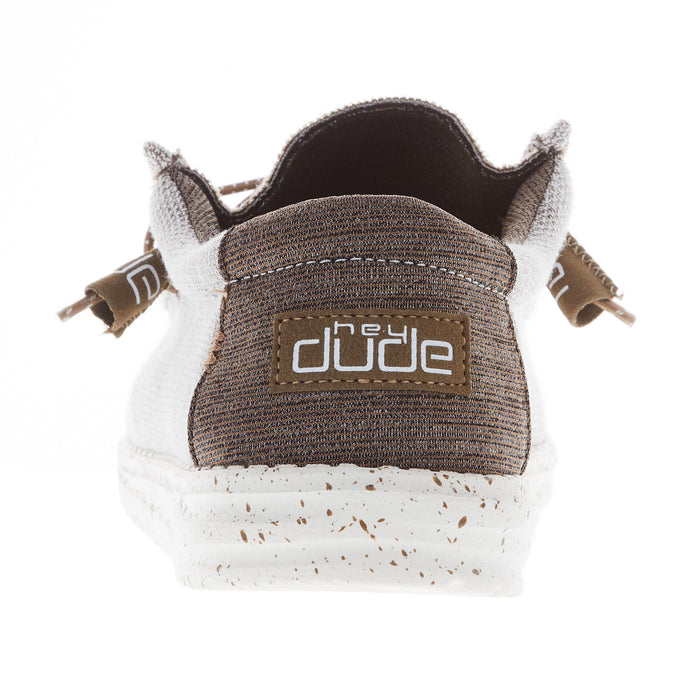 Hey Dude Men's Wally Stretch Mix Limestone Casual Shoe
