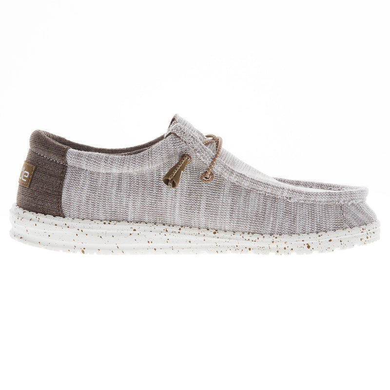 Hey Dude Men's Wally Stretch Mix Limestone Casual Shoe