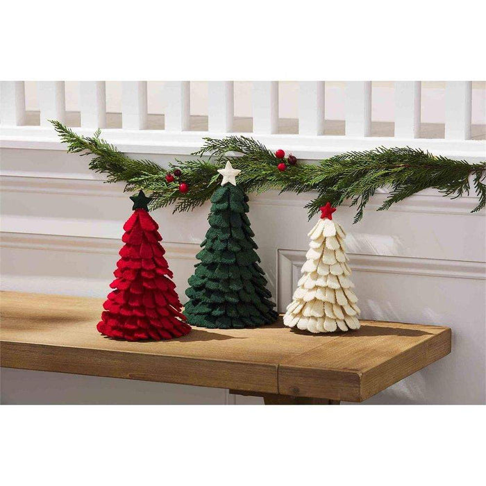 Mud Pie Large Green Felt Tree Sitter