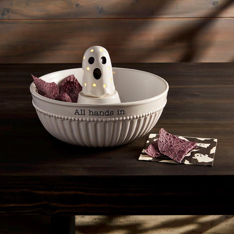Mud Pie Ghost Light Up Sitter