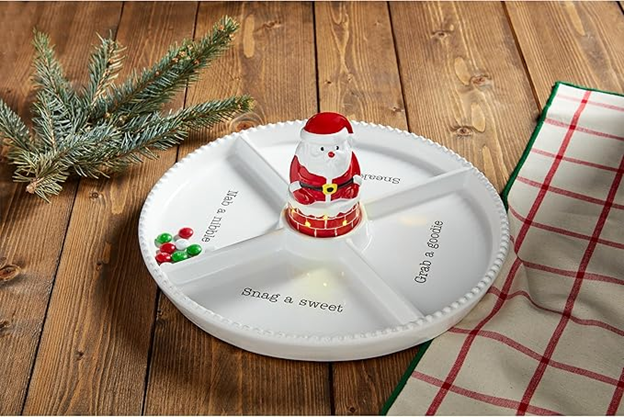 Mud Pie Light Up Santa Chimney