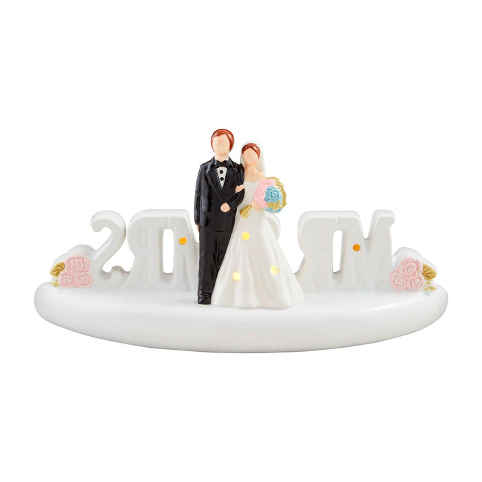 Mud Pie Mr & Mrs Large Scene Sitter