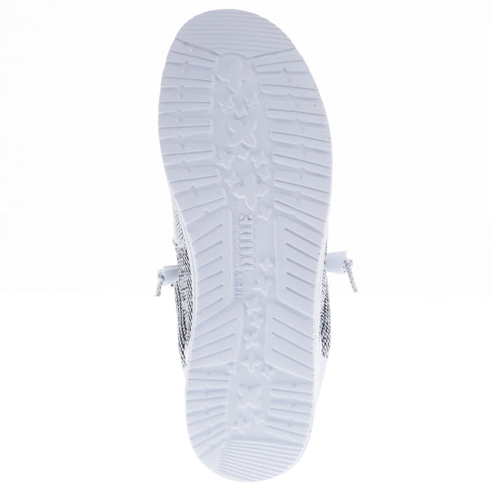 Hey Dude Men's Wally Tri Stone White Casual Shoe