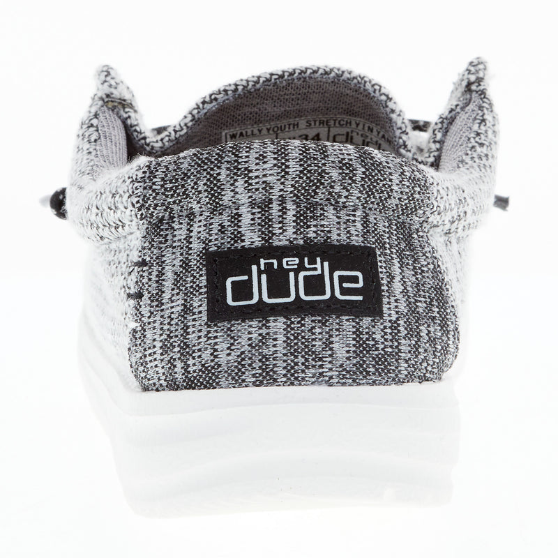 Hey Dude Youth Wally Stretch Yin Yang Casual Shoe