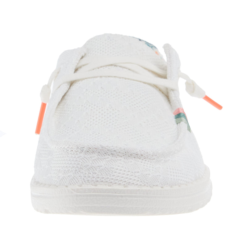Hey Dude Womens Wendy Boho Crochet Casual Shoe