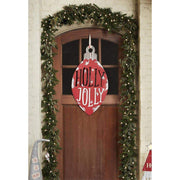 Mud Pie Holly Jolly Ornament Door Hanger