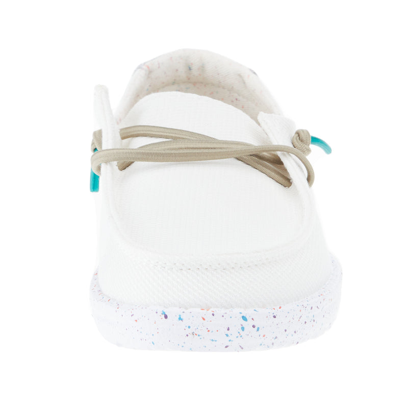Hey Dude Youth Wendy Disco White Casual Shoe