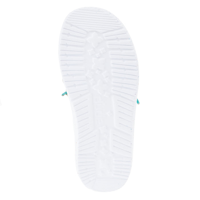 Hey Dude Youth Wendy Disco White Casual Shoe