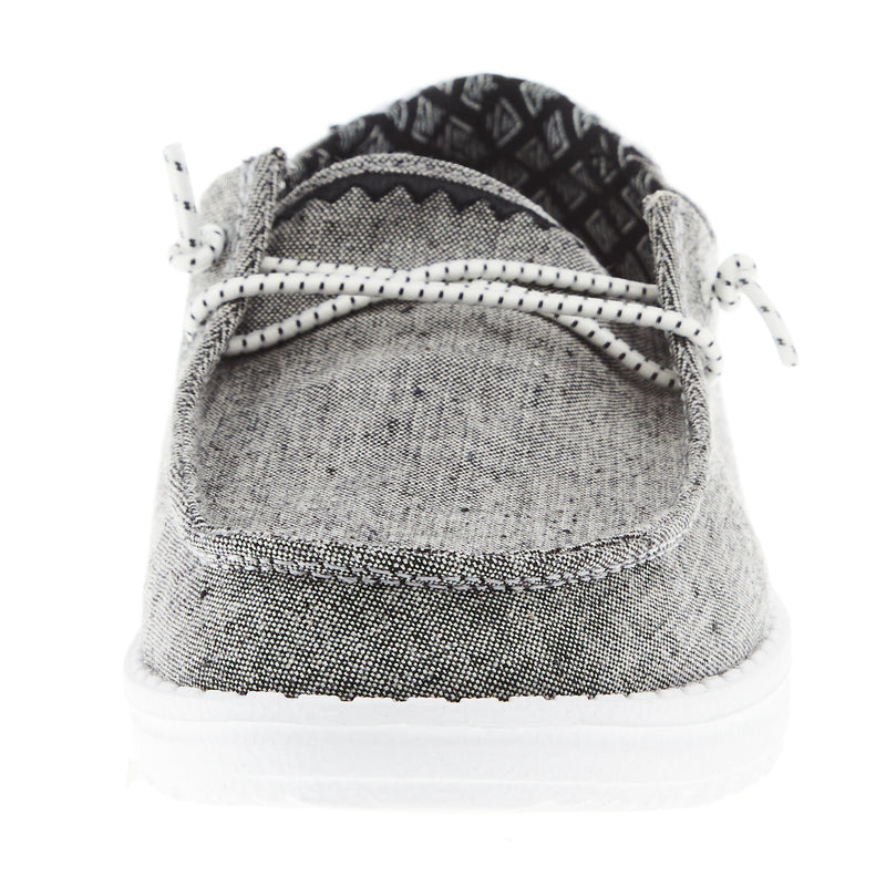 Hey Dude Youth Wendy Chambray Woven Onyx