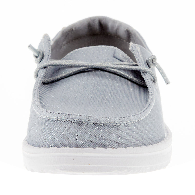 Hey Dude Youth Wendy Glitter Smoke Quartz Casual Shoe