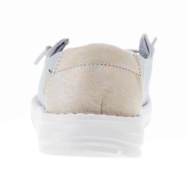 Hey Dude Youth Wendy Glitter Smoke Quartz Casual Shoe