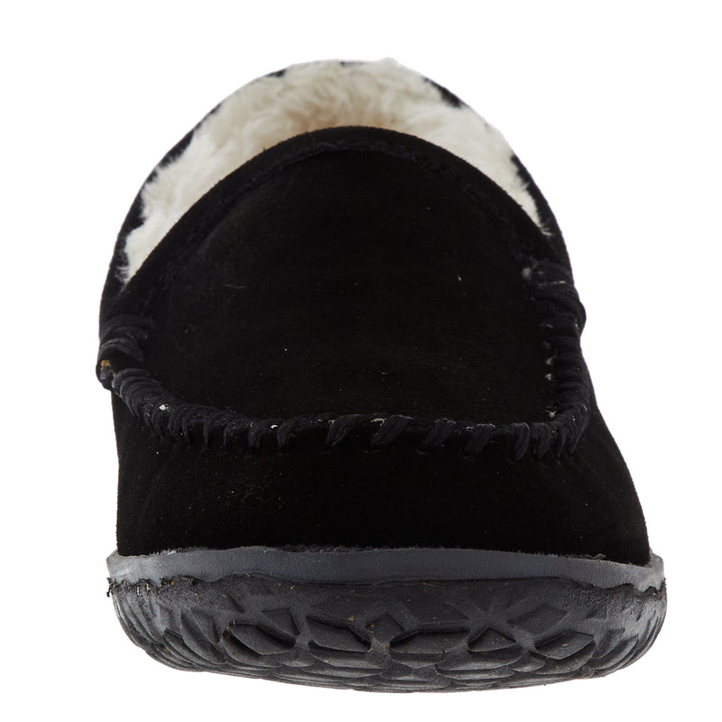 Minnetonka Women`s Tempe Black Slipper