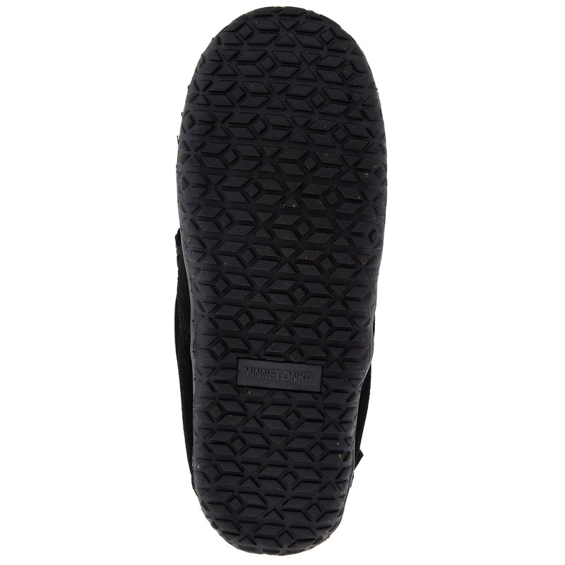 Minnetonka Women`s Tempe Black Slipper