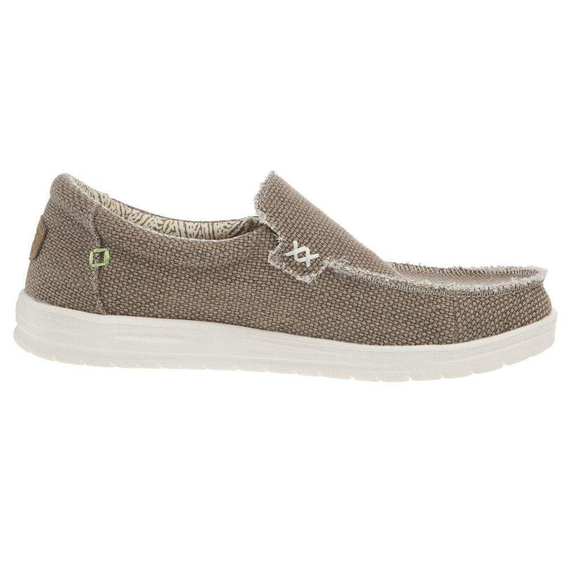 Hey Dude Men's Mikka Braided Fossil Casual Shoe