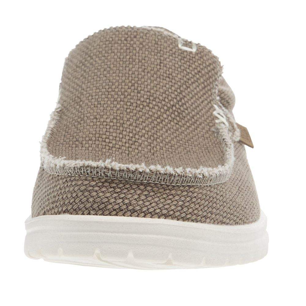 mika*です Hey Dude Men's Mikka Braided Fossil Casual Shoe