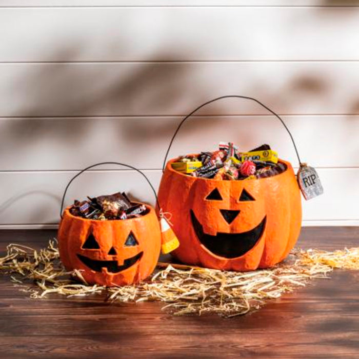 Mud Pie Jack O Lantern Treat Bucket Set