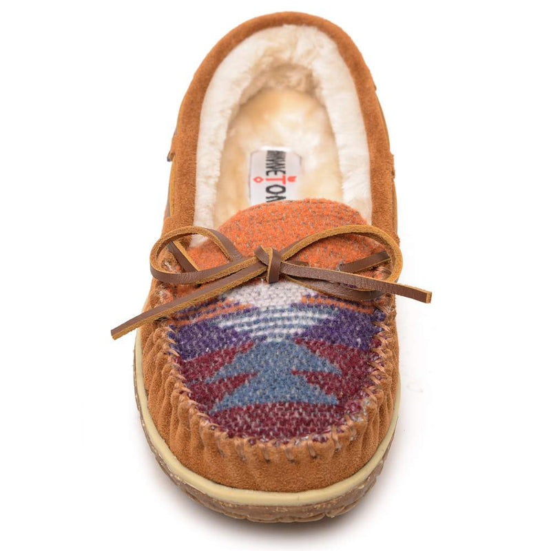 Minnetonka Women's Tilia Multi Brown Slipper
