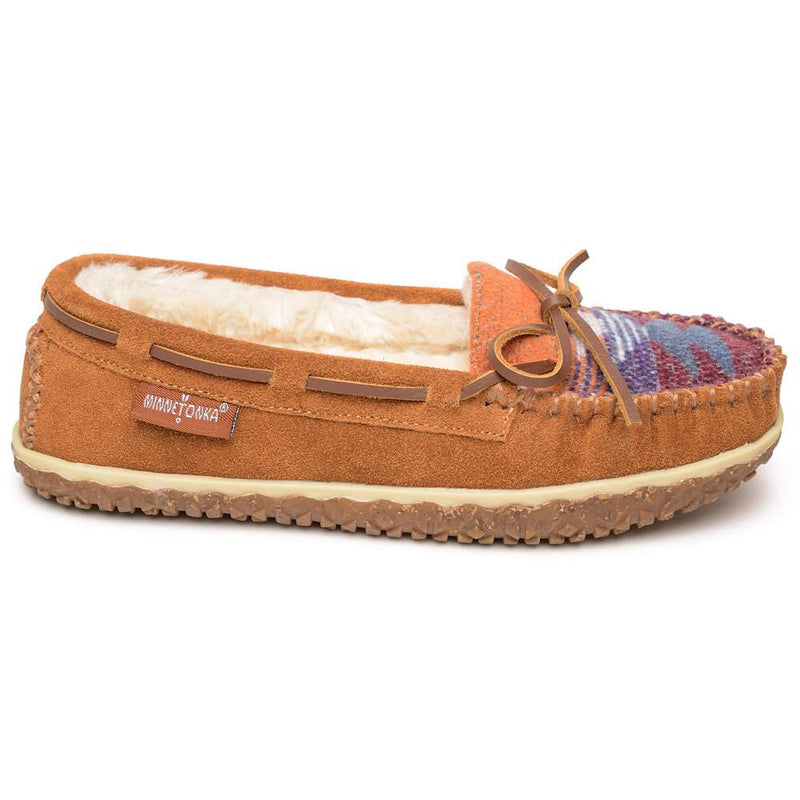 Minnetonka Women's Tilia Multi Brown Slipper