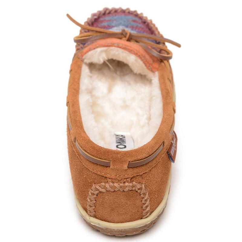 Minnetonka Women's Tilia Multi Brown Slipper