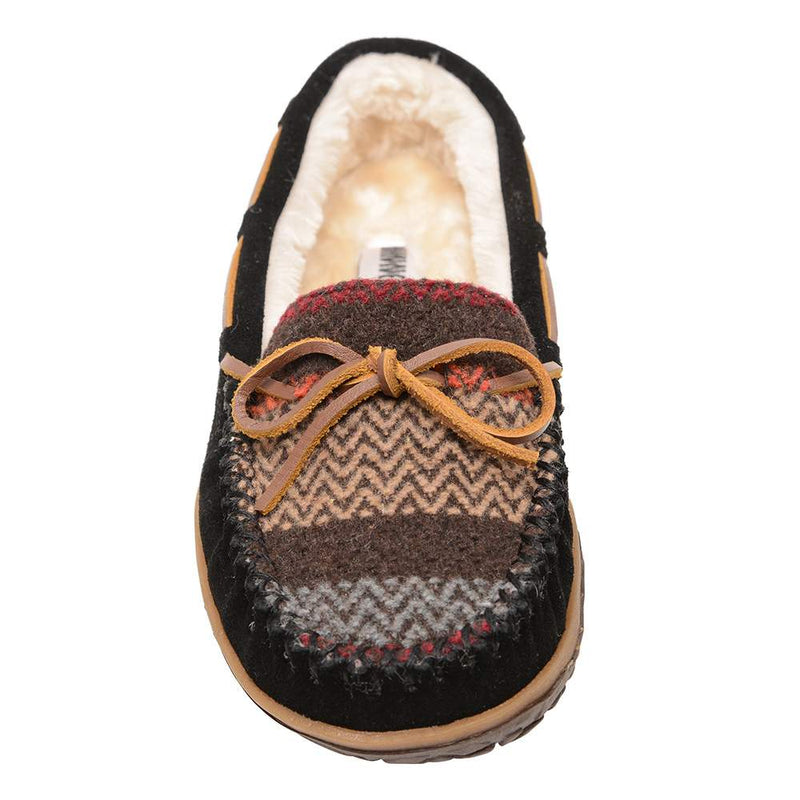 Minnetonka Women's Tilia Black Multi Slipper