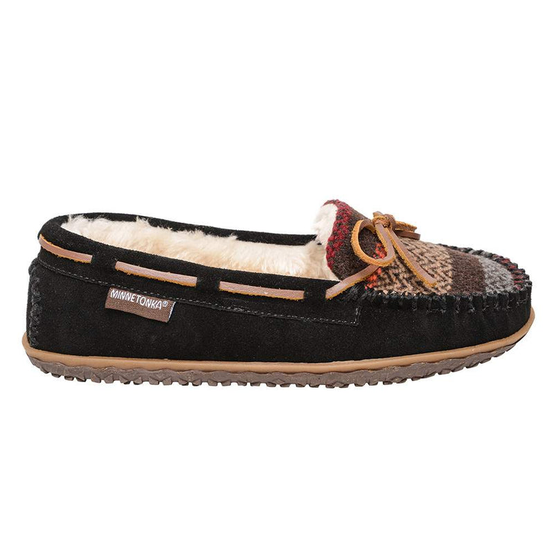Minnetonka Women's Tilia Black Multi Slipper
