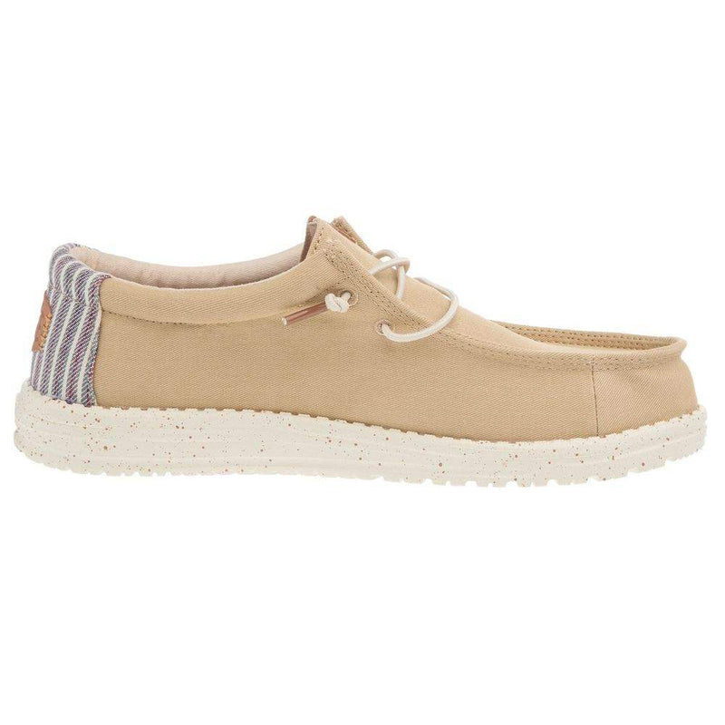 Hey Dude Men's Wally Tan Workwear Casual Shoe