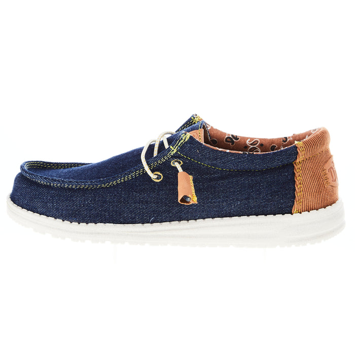 Hey Dude Men's Wally Workwear Blue Casual Shoe