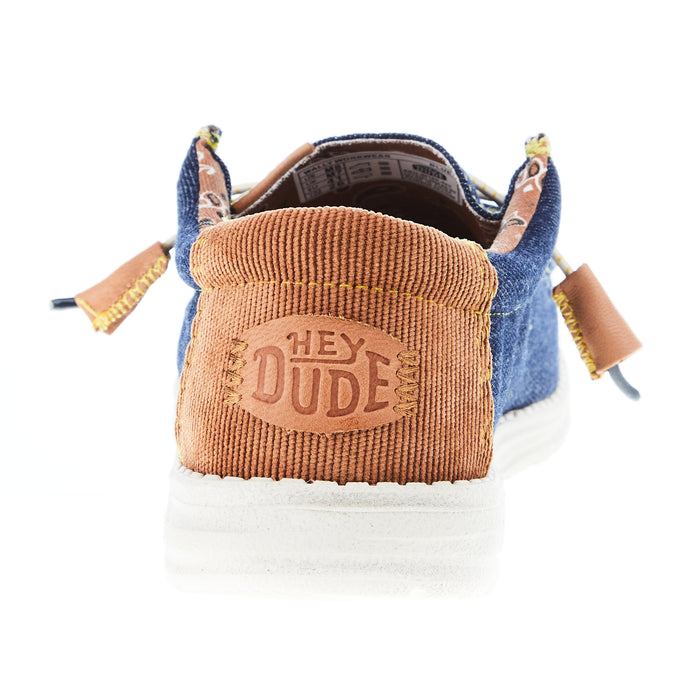 Hey Dude Men's Wally Workwear Blue Casual Shoe