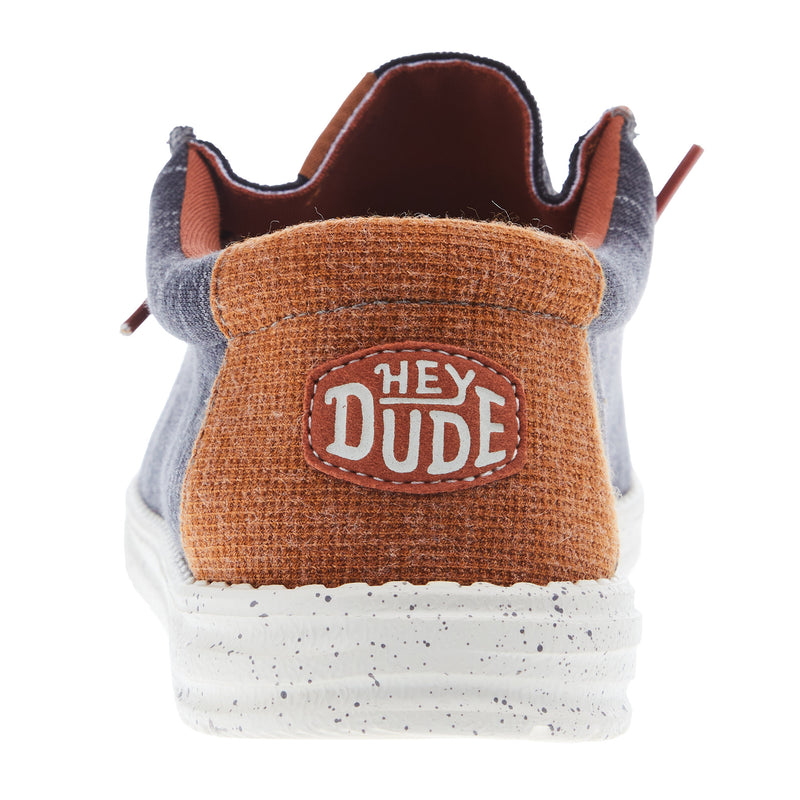 Hey Dude Mens Charcoal Wally Jersey Casual