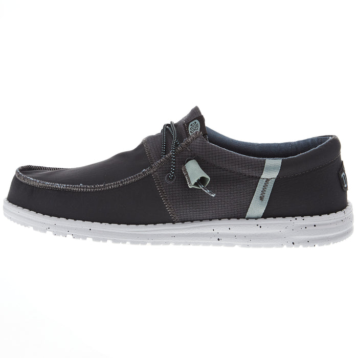Hey Dude Mens Charcoal Wally Tri Nylon Trailhead Casual