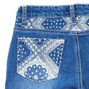 Cowboy Hardware Girl's Bandana Print Bell Bottoms