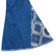Cowboy Hardware Girl's Bandana Print Bell Bottoms