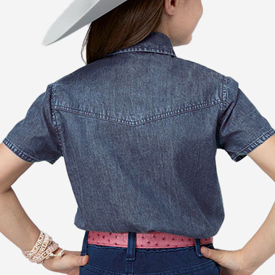 ROPER Girls' Denim Days Top