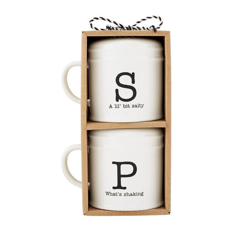 Mud Pie Salt & Pepper Set