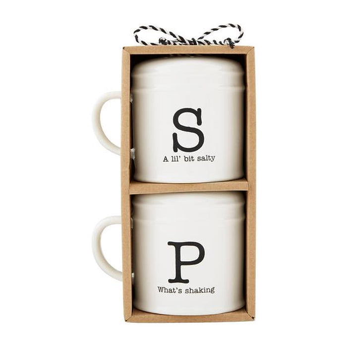 Mud Pie Salt & Pepper Set