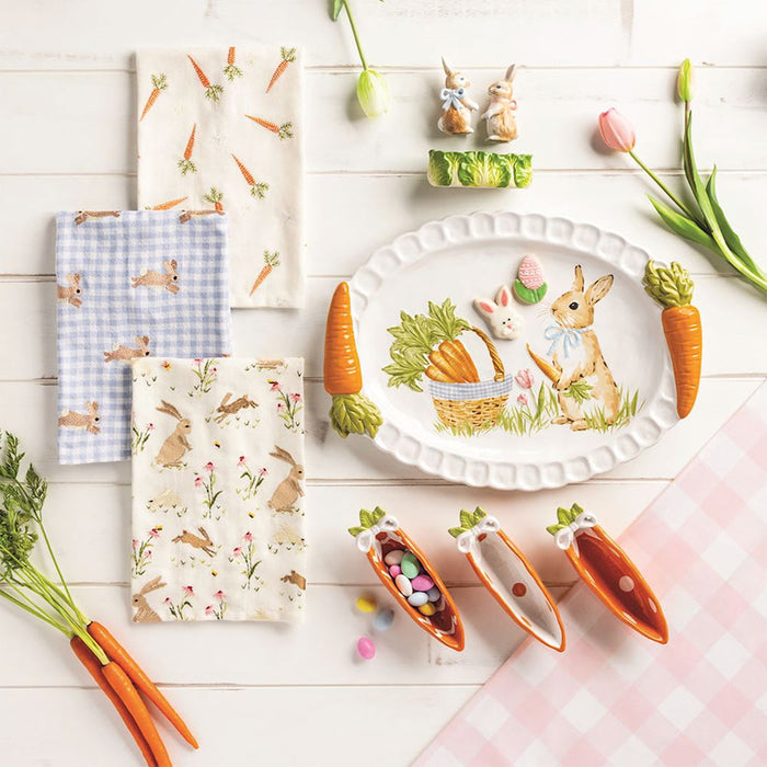Mud Pie Bunny Salt/Pepper Set