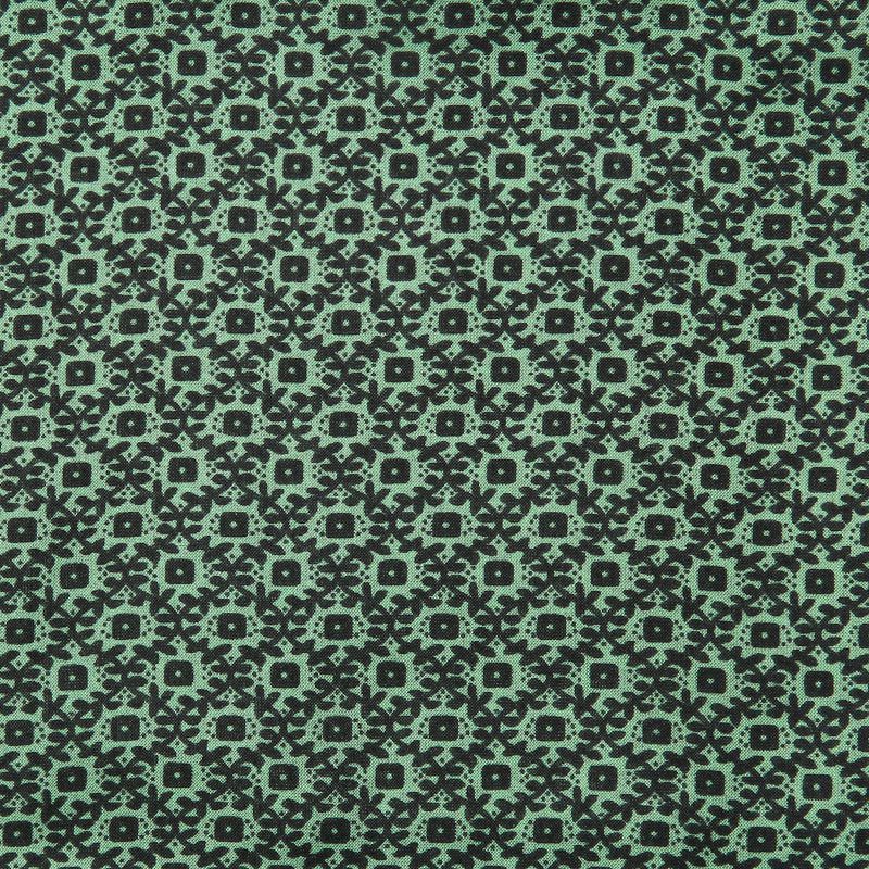 Calico Silk Wild Rag Scarf - Green