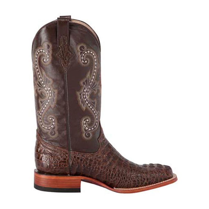 Ferrini Men's Sport Rust Caiman Print Cowboy Boots