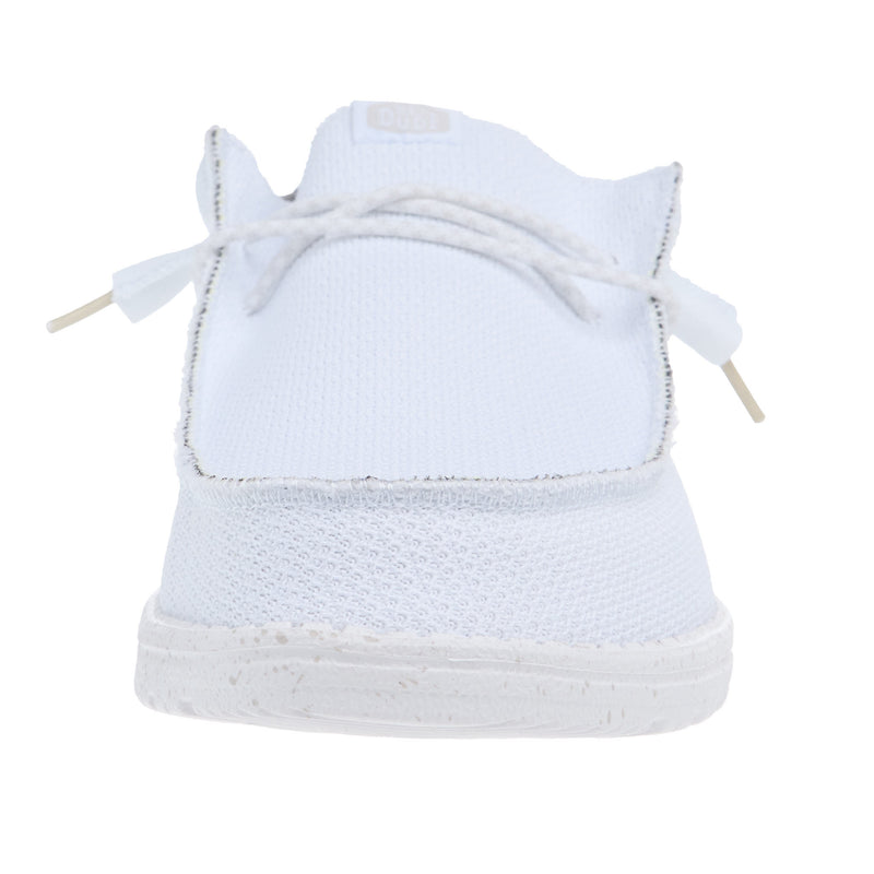 Hey Dude Men's Wally Sport Mesh White Casual Shoe