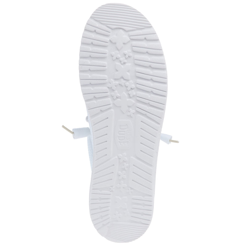 Hey Dude Men's Wally Sport Mesh White Casual Shoe
