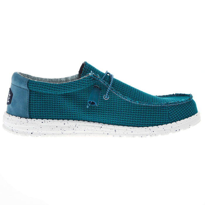 Hey Dude Mens Teal Wally Sport Casual