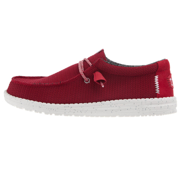 Hey Dude Wally Sport Mesh BNIB Men’s 11 Dark Red Casual 40403-6W2 Free Shipping Hey Dude Mens Wally Sport Mesh Dark Red Casual Shoe main image 4