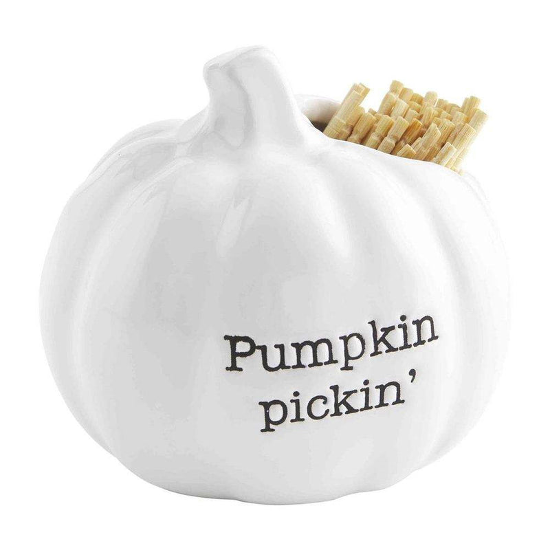 Mud Pie Pumpkin Toothpick Holder