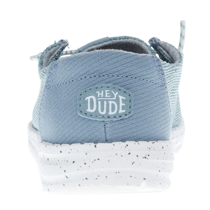 Hey Dude Youth Wendy Sport Mesh Light Blue Casual Shoe